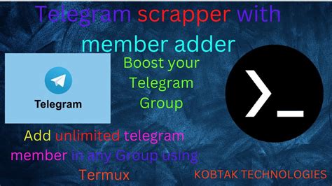 Telegram Member Adder, a Chrome extension specifically designed for Telegram group admins and marketing experts. . Termux telegram member adder